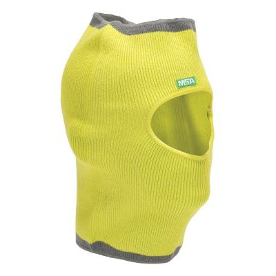 MSA V-Gard Liner Knit Hat/Cap Cover, Yellow/Green - 10118418