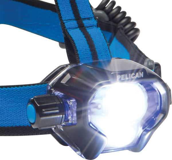 Pelican 2780R 558 Lumens LED Headlamp - Black / White / Photoluminescent