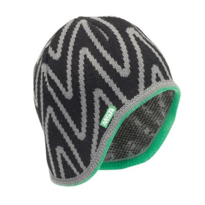 MSA V-Gard Value Winter Liners Knit Cap, Black/Gray - 10118417