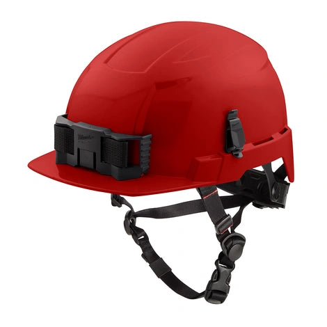 Milwaukee Bolt White Front Brim Safety Helmet Type 2, Class E (Red / 48-73-1329)