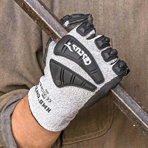 Cestusline HMD Cut5 Flat Nitrile Coated Safety Gloves - Black