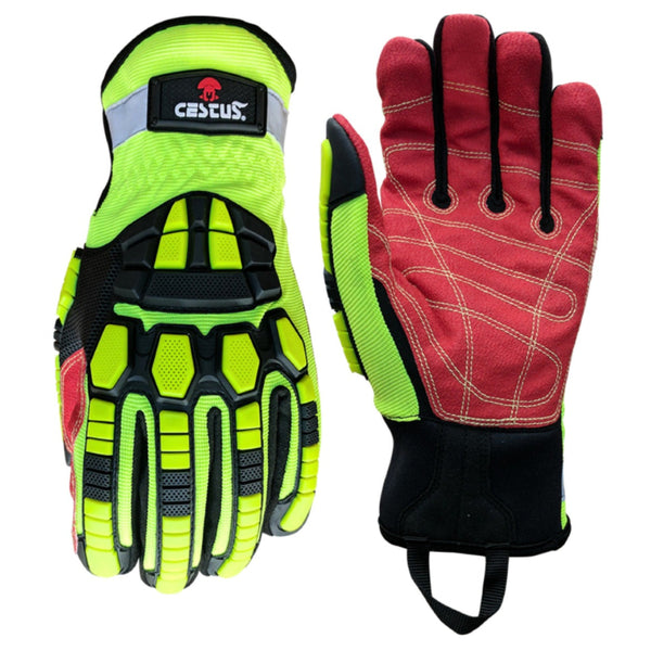 Cestusline Deep III Pro Skid-X PVC Palm Safety Gloves