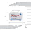 First Aid Only 20 Piece Blood borne Pathogen Spill Clean-Up Kit - 6021
