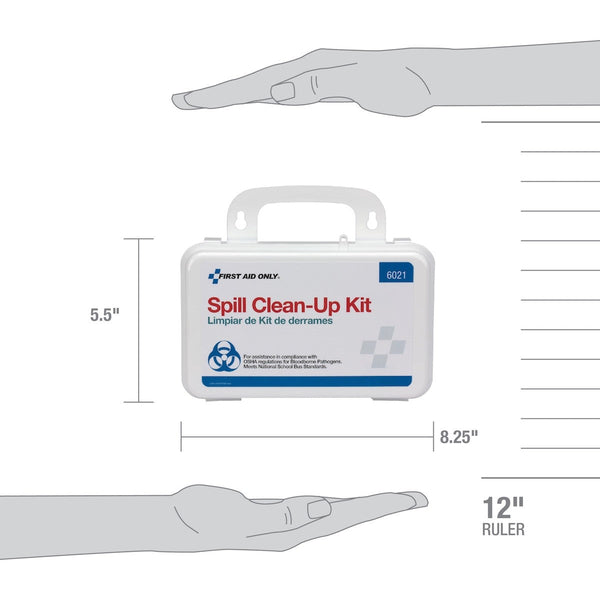 First Aid Only 20 Piece Blood borne Pathogen Spill Clean-Up Kit - 6021