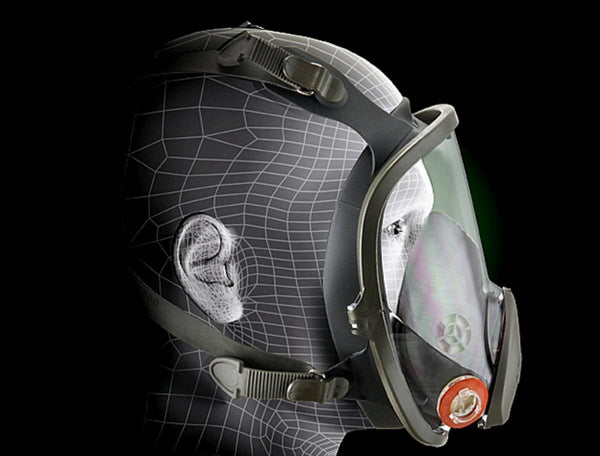 3M Full Facepiece Reusable Respirator, Medium - 6800