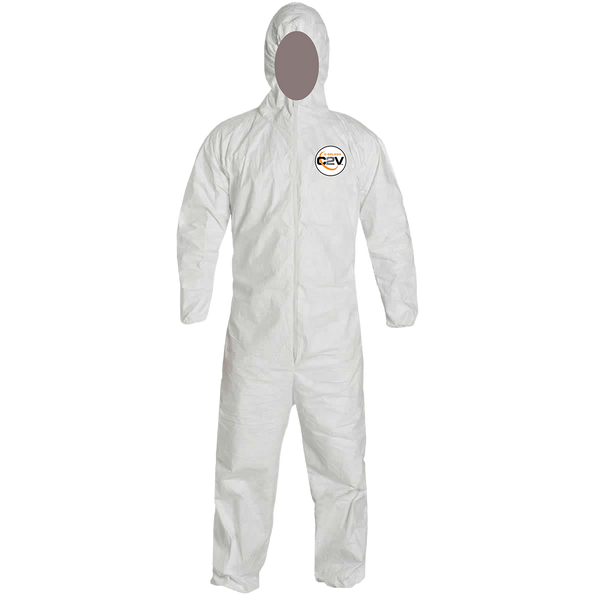 C2V X-SPLASH Microporous Disposable Coverall with Hood