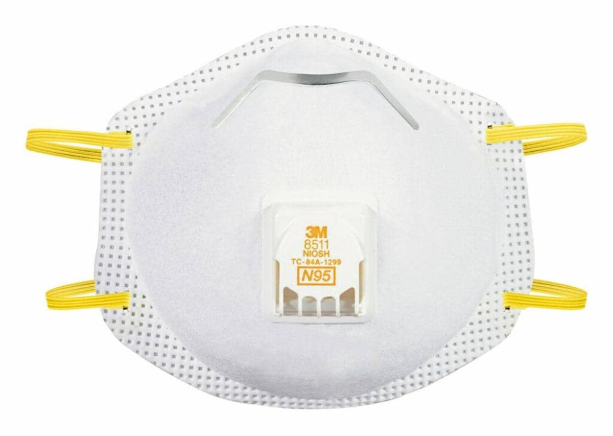 3M Cool Flow Valve Particulate Respirator - 8511