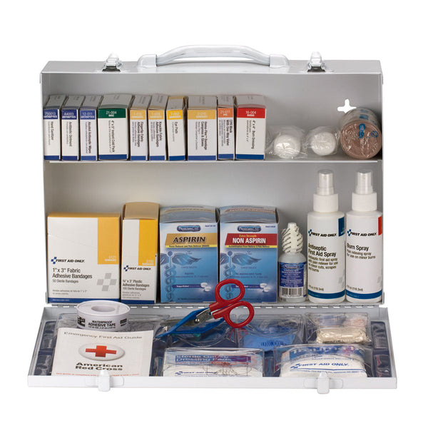 First Aid Only 75 Person ANSI A 2 Shelf First Aid Cabinet - 91337