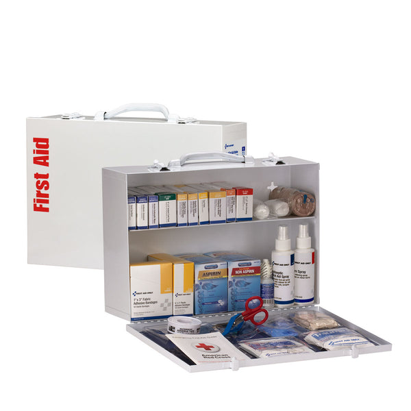 First Aid Only 75 Person ANSI A 2 Shelf First Aid Cabinet - 91337