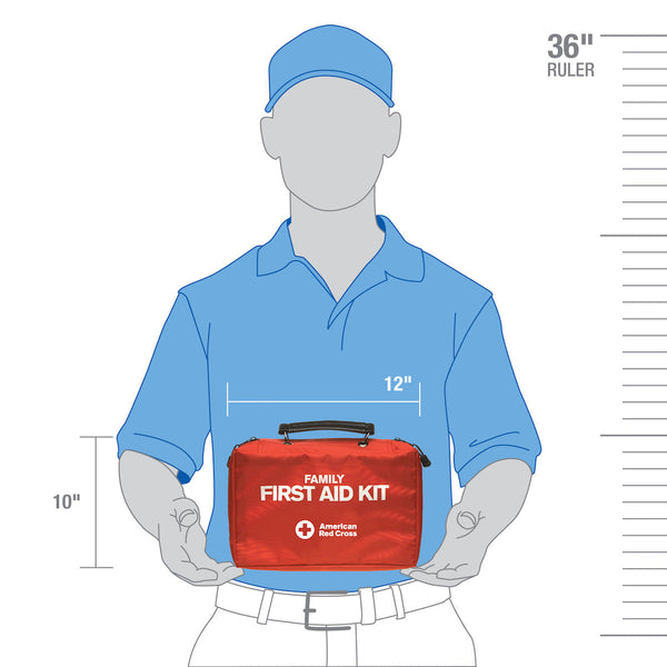 First Aid Only American Red Cross Deluxe Family First Aid Kit - 9162-RC