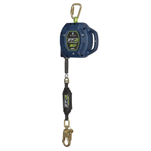 Falltech FT-R Class 2 Leading Edge SRL with 30' Galvanized Steel Cable - Black & Blue | FT721530LE