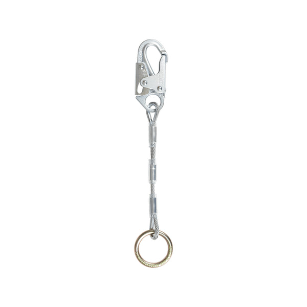 FallTech 18" Cable Dorsal D-ring Extender with Steel Snap Hook - FT8366C