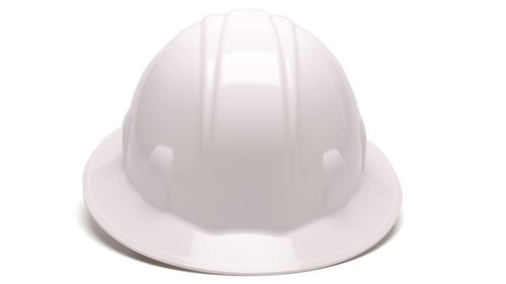 Pyramex Full Brim White Hard Hat - HP26110