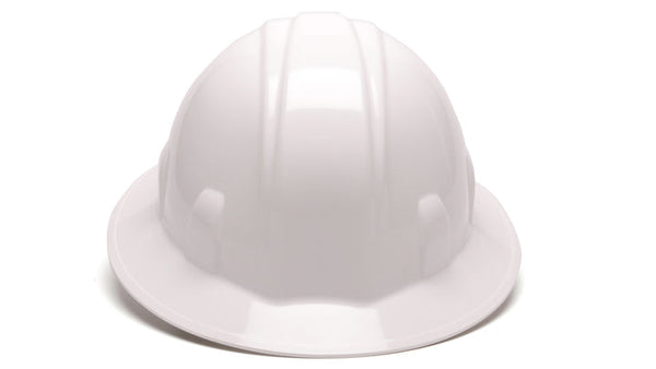 Pyramex Full Brim White Hard Hat - HP26110