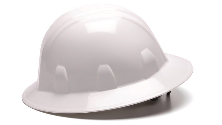 Pyramex Full Brim White Hard Hat - HP26110