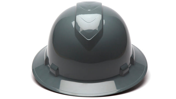 Pyramex Slate Gray Ridgeline Full Brim 4 Point Ratchet Suspension Hat - HP54113