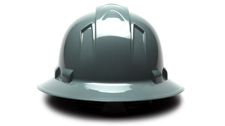 Pyramex Slate Gray Ridgeline Full Brim 4 Point Ratchet Suspension Hat - HP54113