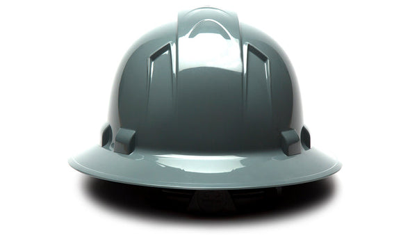 Pyramex Slate Gray Ridgeline Full Brim 4 Point Ratchet Suspension Hat - HP54113