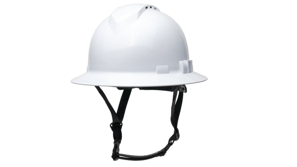 Pyramex Type II Full Brim Ridgeline Vented Helmet HPT256110V (White)