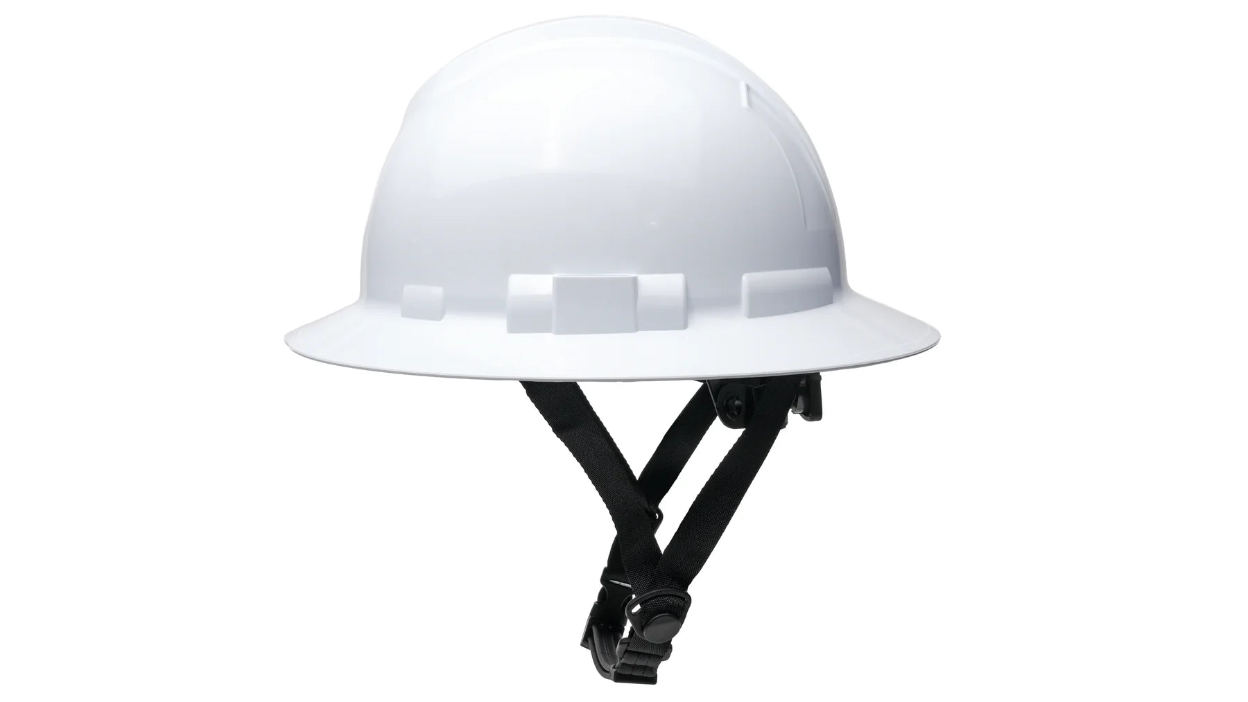Pyramex Type II Full Brim Ridgeline Vented Helmet HPT256110V (White)