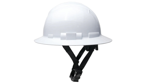 Pyramex Type II Full Brim Ridgeline Vented Helmet HPT256110V (White)