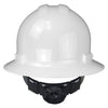 Radians Quartz Full Brim 4 Point Rachet White Hard Hat - QHR4-WHITE