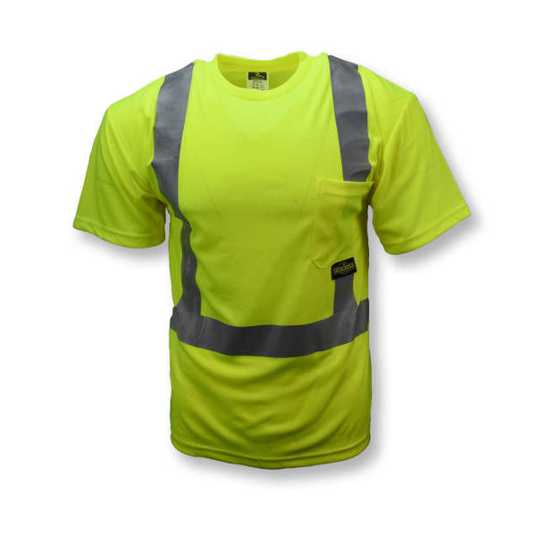 Radians Class 2 High Visibility Green Safety T-Shirt 3X Large - ST11-2PGS-3XL