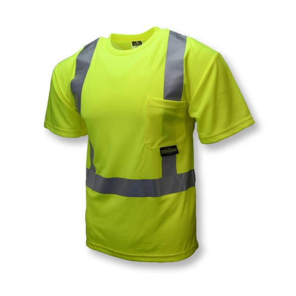 Radians Class 2 High Visibility Green Safety T-Shirt 3X Large - ST11-2PGS-3XL