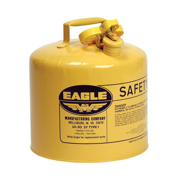 Eagle Type I Steel Safety Can for Diesel, Yellow - UI50SY
