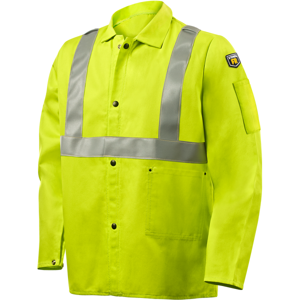 Hi-Vis 9oz FR Welding Jacket